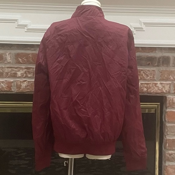 Prince + Fox maroon red athletic windbreaker jacket / S / Excellent condition - Picture 5 of 11